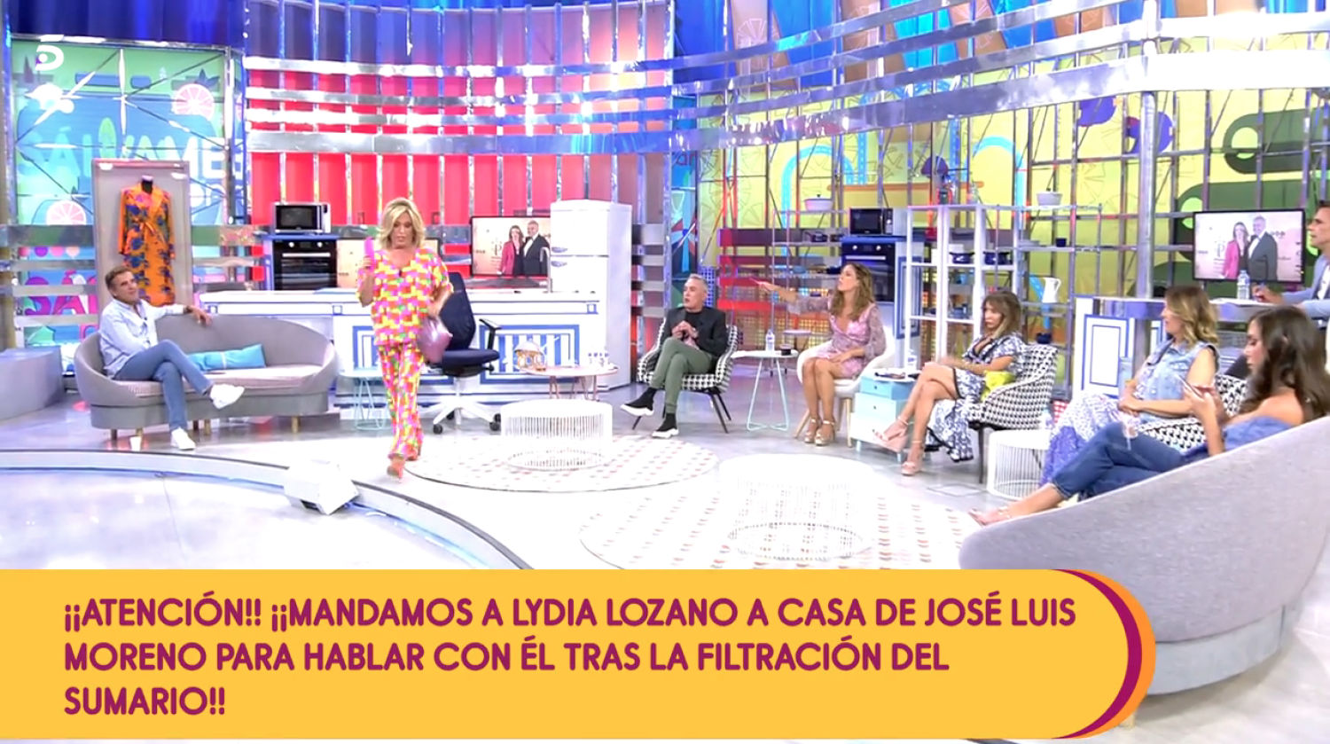 'Sálvame' envía a Lydia Lozano a casa de José Luis Moreno