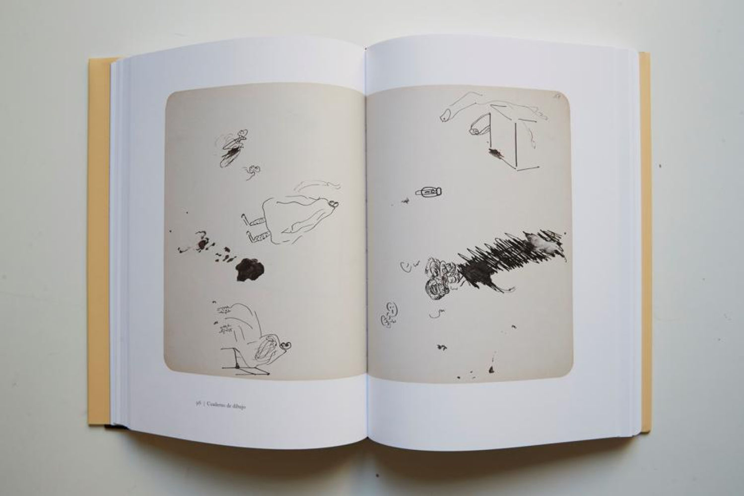 Libro editado por Galaxia Gutenberg con dibujos inéditos de Franz Kafka