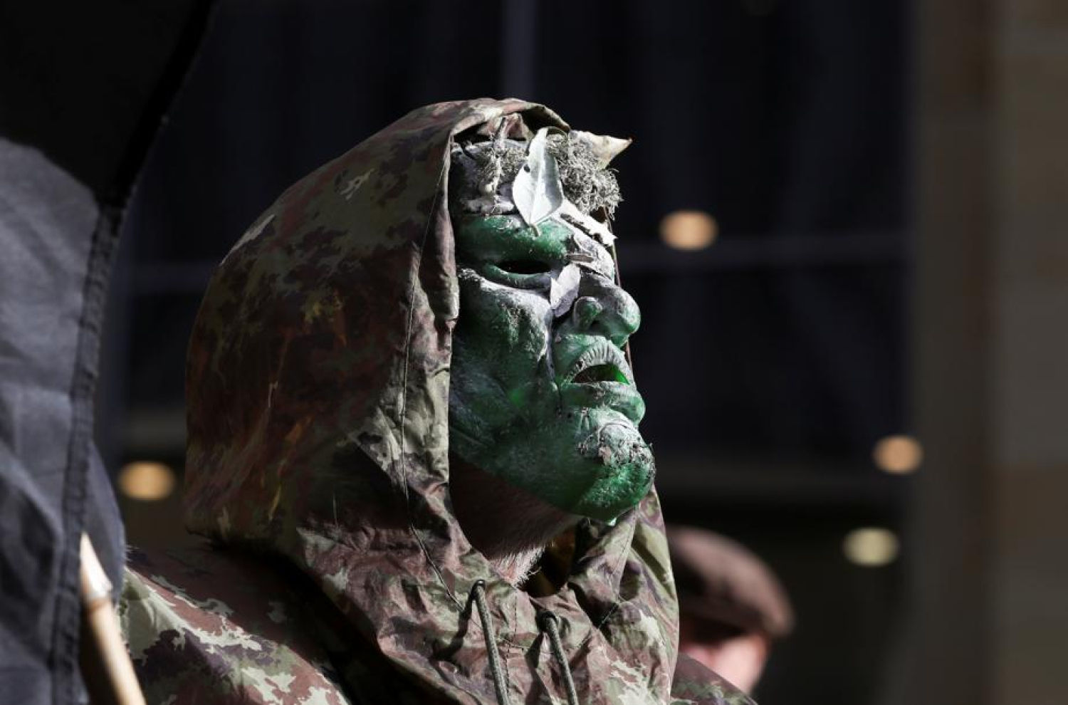 Un manifestante protesta durante la Conferencia de las Naciones Unidas sobre el Cambio Climático (COP26) en Glasgow