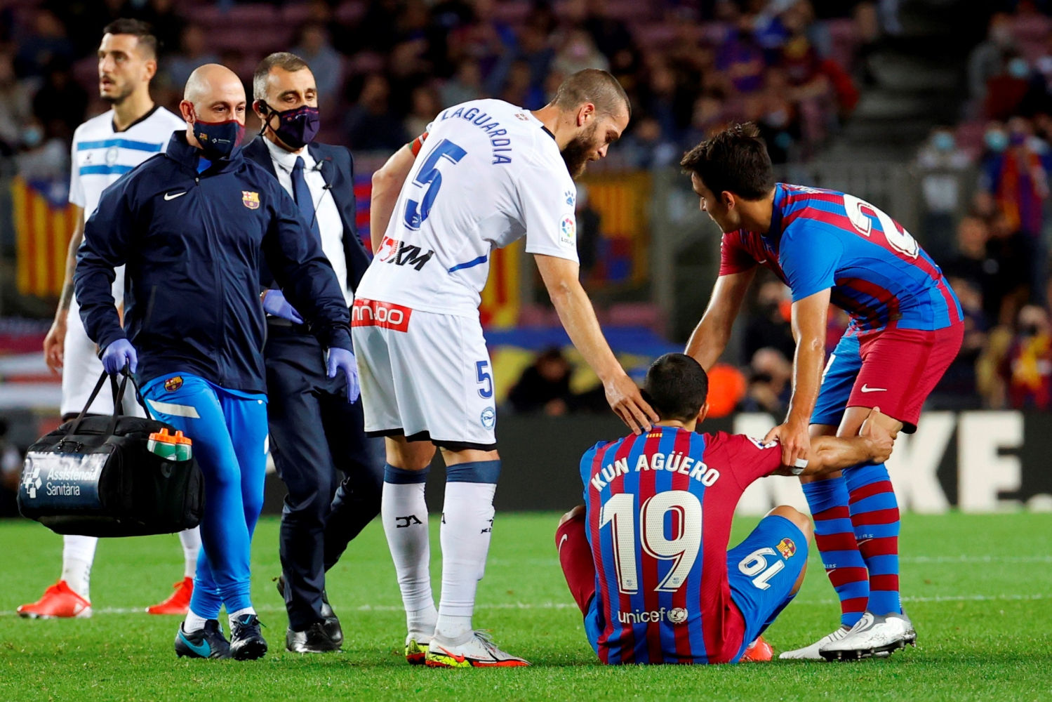 El pero momento de su carrera se produjo el pasado 30 octubre, cuando una arritmia lo obligó a abandonar el partido frente al Alavés