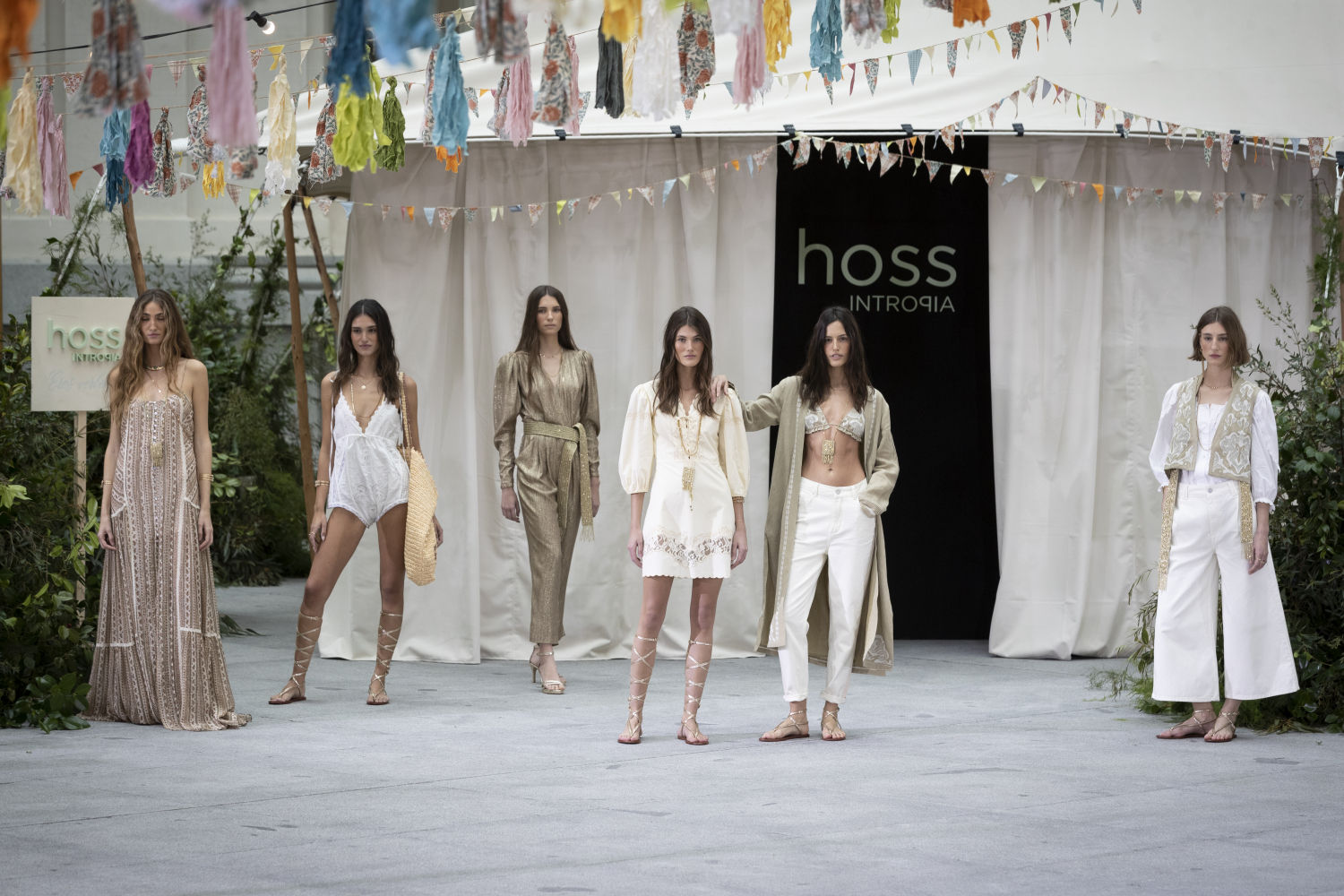 Las creaciones más bohemias de Hoss Intropia en la Semana de la Moda de Madrid