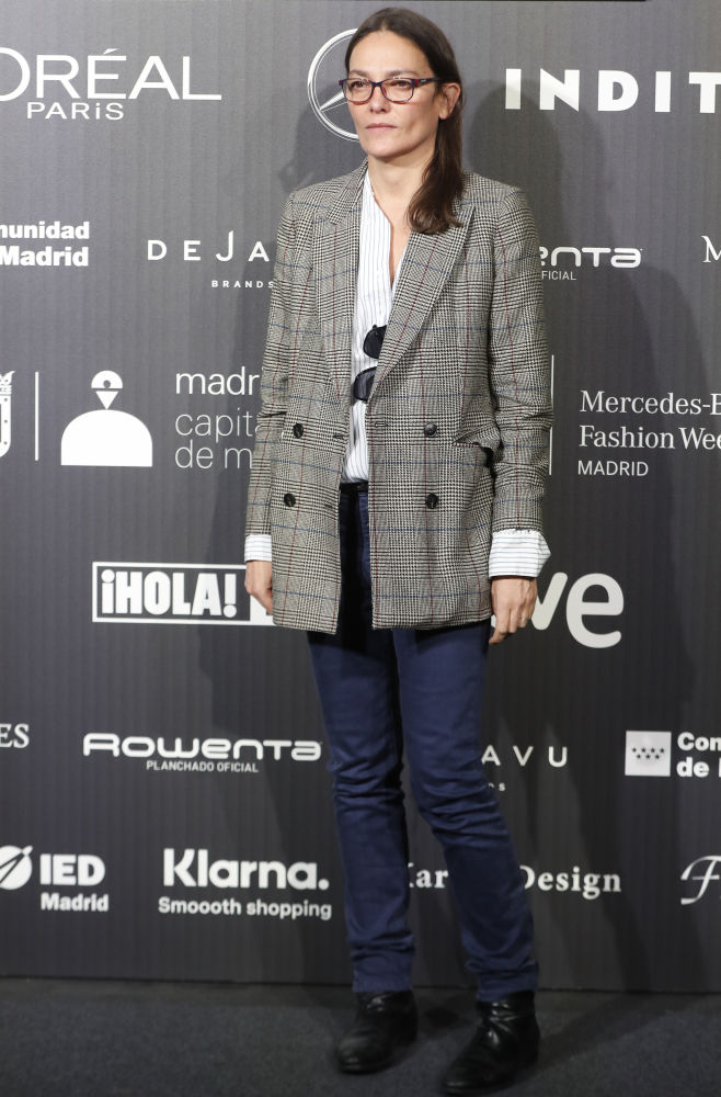 La modelo y empresaria Laura Ponte, en el desfile de Ynésuelves