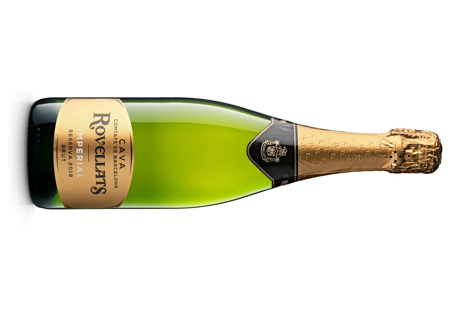 Imperial 2019 de Rovellats DO Cava Reserva Brut Comtats de Barcelona que acaba de estrenar presentación. Elaborado con un 60% de macabeo, un 25% de parellada y un 15% de xarel·lo de viñedos propios. Redondo, sabroso y equilibrado. 12,75 euros