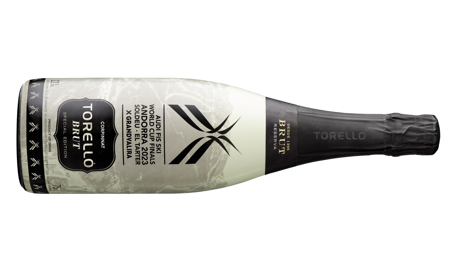 Torelló Special Edition Copa del Mundo de Esquí CORPINNAT 20 euros: Corpinnat Brut Reserva del 2017 elaborado con xarel·lo, macabeo y chardonnay ecológicos. Crianza mínima de cuatro años con sus lías. Es una edición especial para la Copa del Mundo de Esquí que se celebra en Grandvalira de Soldeu El Tarter, en Andorra, del 13 al 19 de marzo.