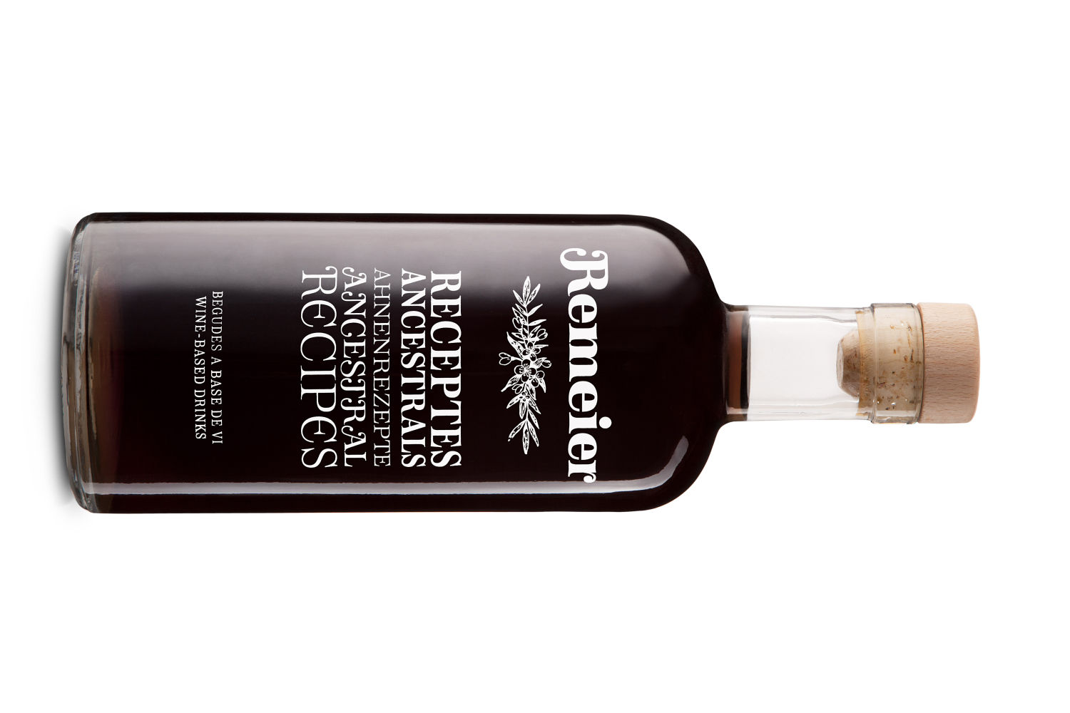 Remeier Receptes Ancestrals ALT PENEDÈS 9,50 euros:Innovadora bebida a base de vino del Penedès elaborada a partir de recetarios del siglo XIX por Maieutiké Winery en La Ràpita (Alt Penedès). Recuerda a una ratafía. Quiere ser “un homenaje al legado licorista de nuestros antepasados”.