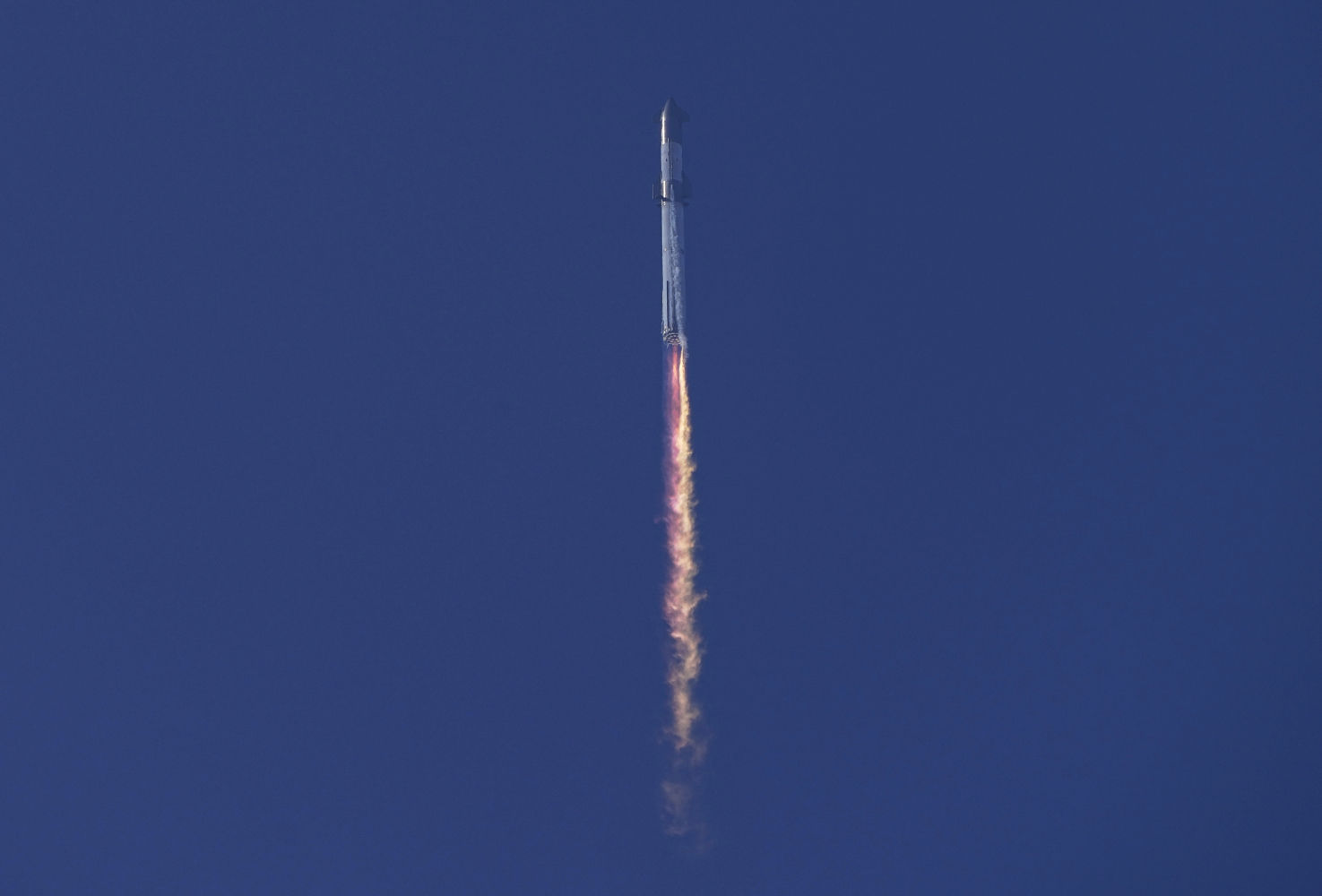 SpaceX's Starship launches from Starbase in Boca Chica, Texas, Thursday, April 20, 2023. (AP Photo/Eric Gay)