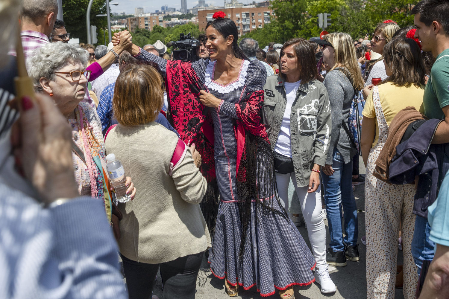 La vicealcaldesa de Madrid, Begoña Villacís, visita este lunes La Pradera de San Isidro con motivo de la celebración de la festividad del Santo.