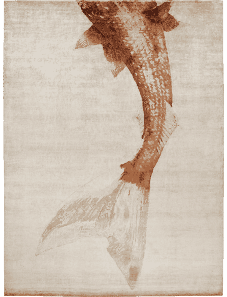 La colección de alfombras Underwaterlife cuenta historias del mundo submarino de algunos de los lugares de playa más impresionantes, como San Bartolomé, Mallorca o Tulum. De viscosa de alta densidad anudada a mano, se puede cambiar de tamaño o color