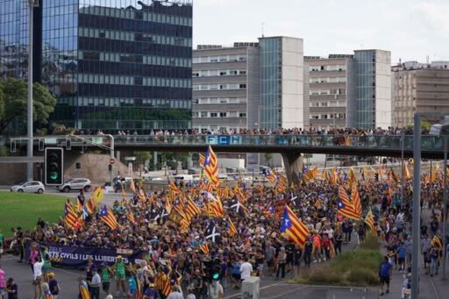 manifestación diada 11 setembre barcelona