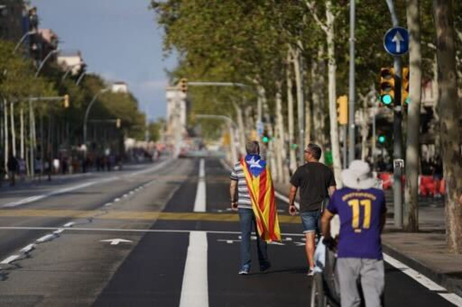 manifestación diada 11 setembre barcelona
