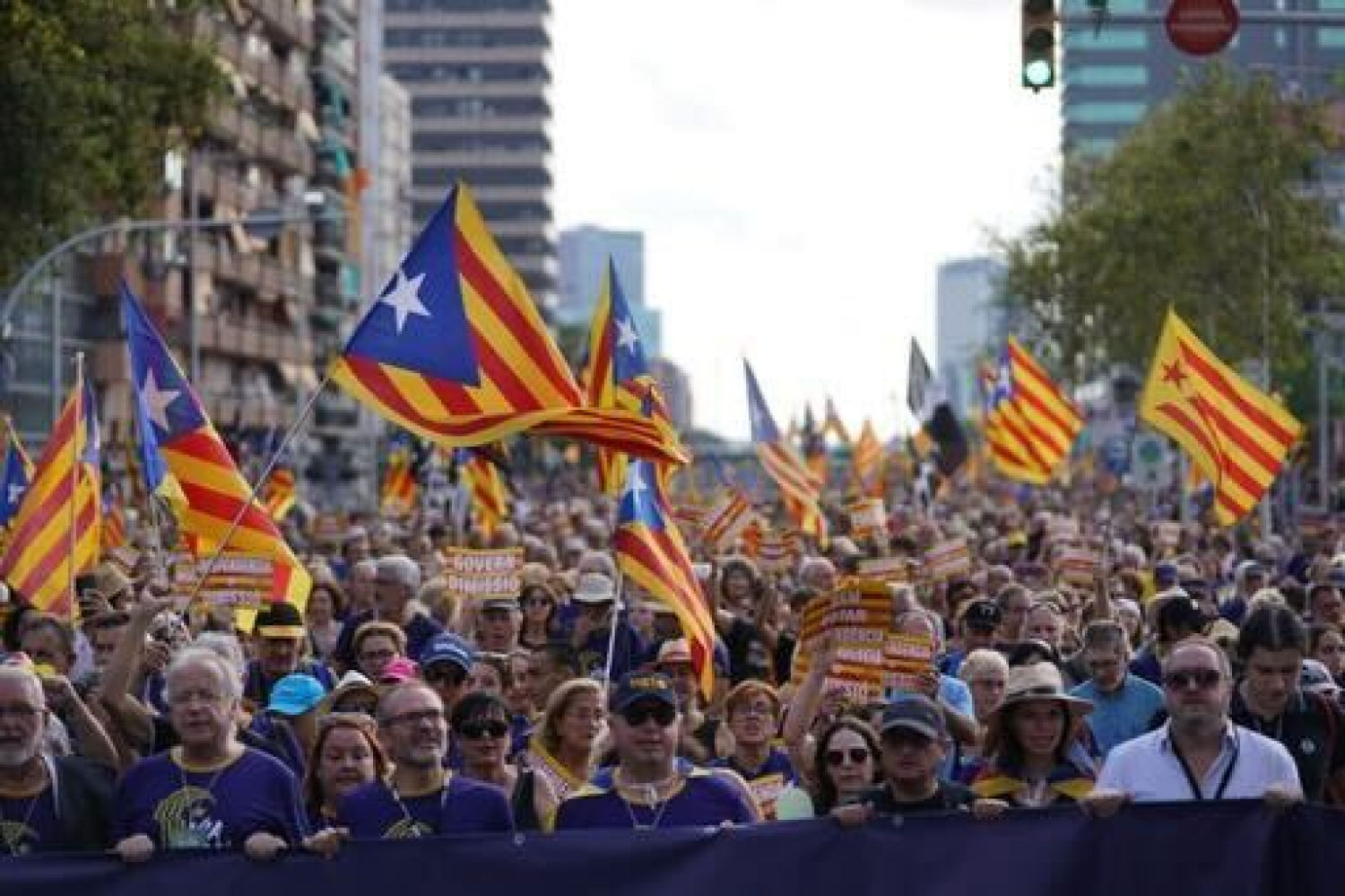 manifestación diada 11 setembre barcelona