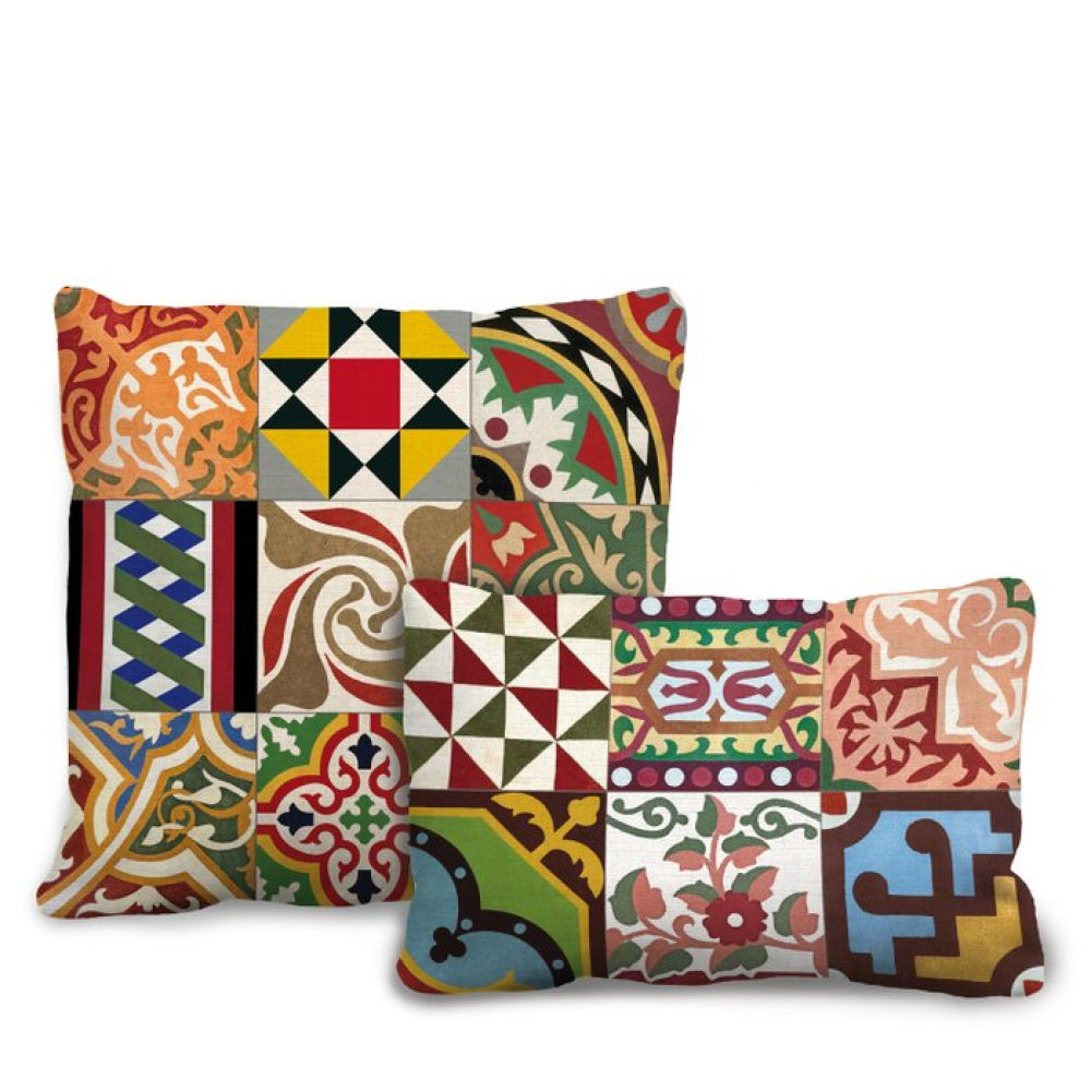 Las baldosas hidráulicas vuelven a los suelos y sus motivos arquitectónicos y florales decoran el hogar