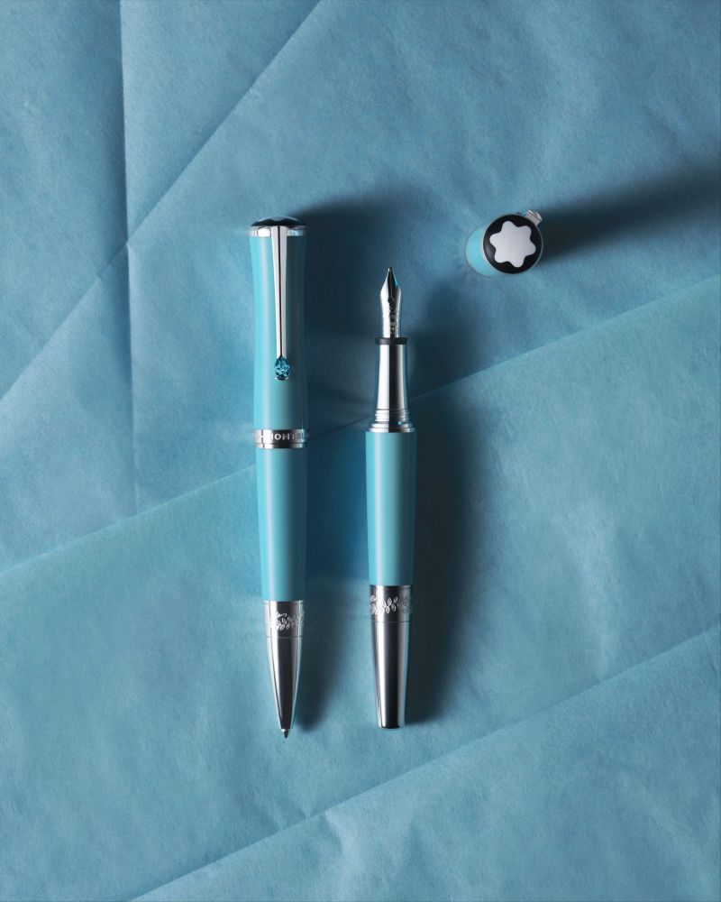 La nueva pluma de la colección Musas de Montblanc está dedicada a Maria Callas, la soprano legendaria, y se tiñe de su color favorito
