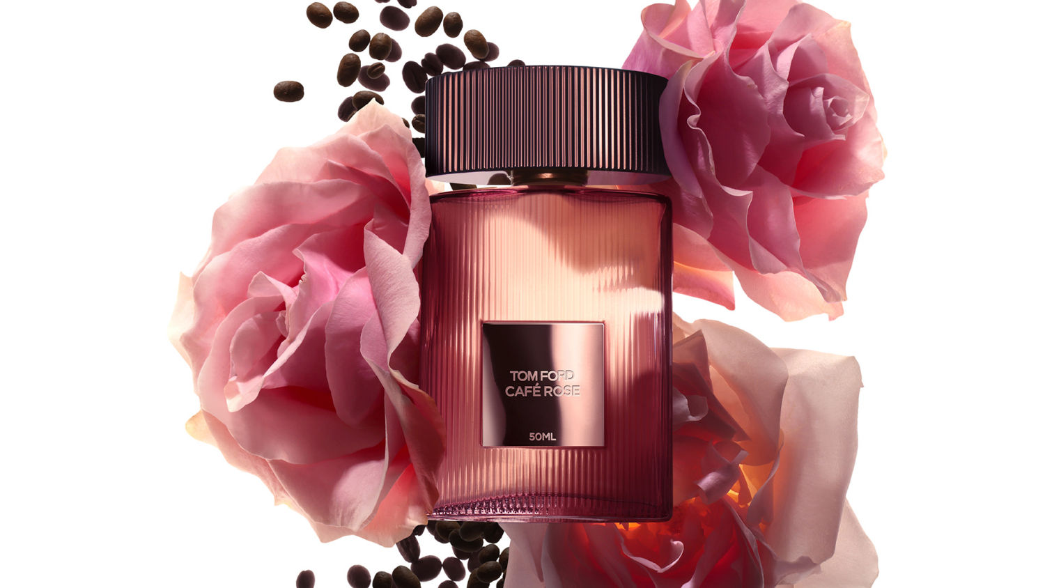 Una rosa sensual y refinada puede compartir mantel con un café oscuro en un perfume opulento que abriga. Café Rose