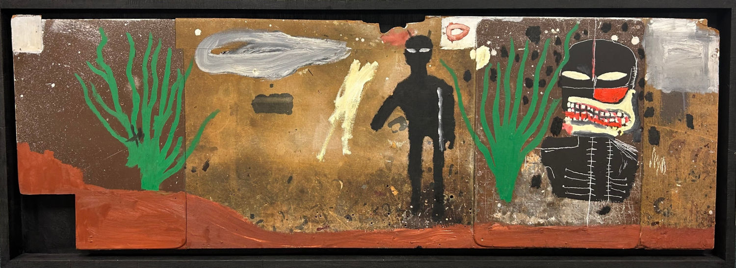 'Blue Skies' obra de 1985 de Jean-Michel Basquiat (New-York, 1960-1988)
Jean-Michel Basquiat (New-York, 1960-1988). Acrílico y técnicas mixtas sobre tabla. Es bien conocido que Basquiat pintaba sin importarle el soporte del trabajo, ya fuera un cartón, un trozo de madera o la pared del estudio de su amigo Keith Haring