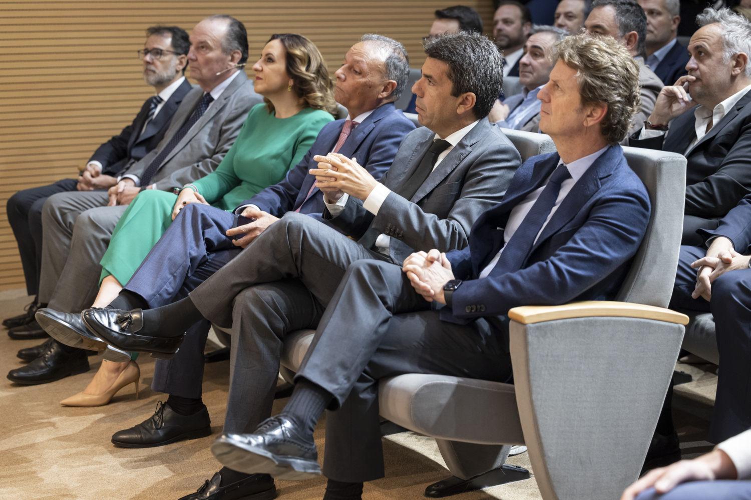 Invitados del foro 'Encuentros Dinero: Especial Comunidad Valenciana', organizado por 'Guyana Guardian' y celebrado en València