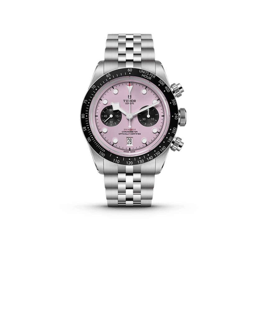 El  Tudor Black Bay Chrono más nuevo y audaz replica el color preferido de Beckham, el de su Inter Miami CF