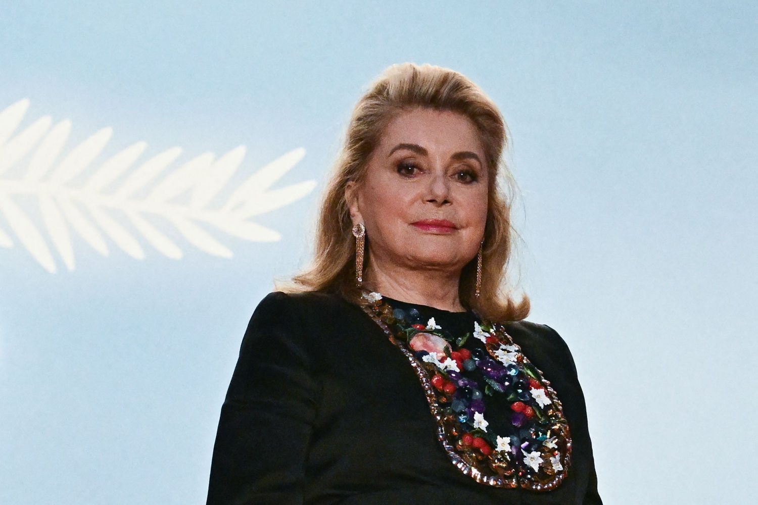 Catherine Deneuve en la alfombra roja del Festival de Cine de Cannes