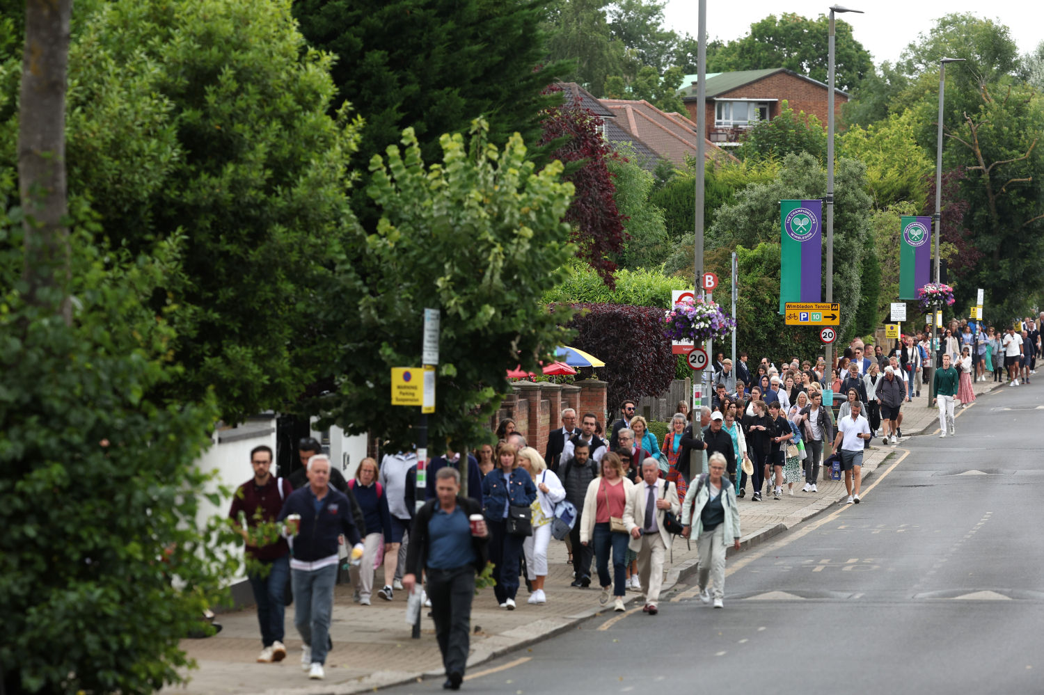 Las cosas se respetan, como no podía ser de otra manera en Wimbledon