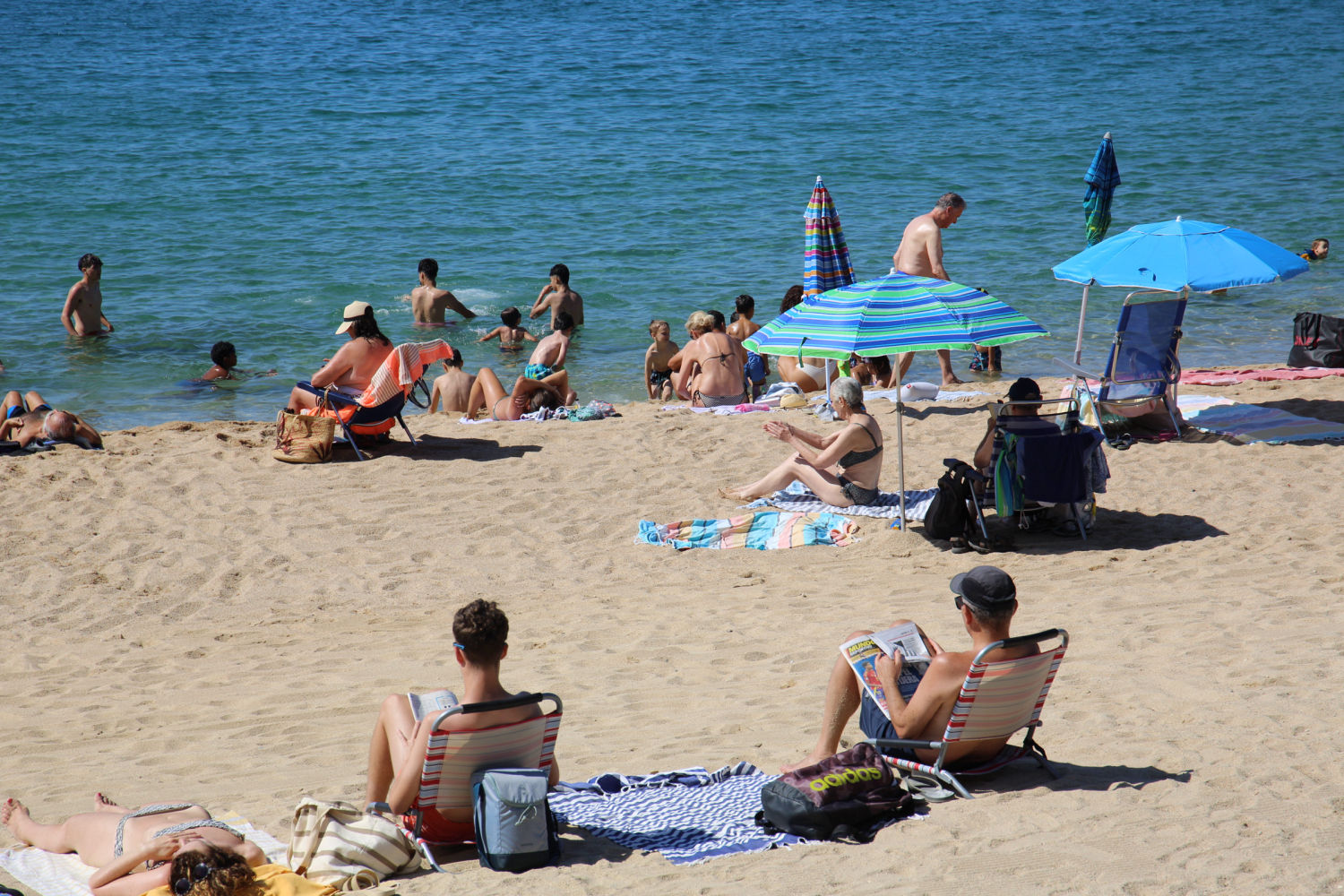 Día de playa en Llafranc.