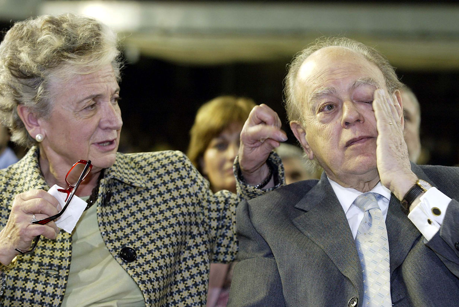 Acto multitudinario de CIU para conmemorar el 25º aniversario del Govern de Jordi Pujol.