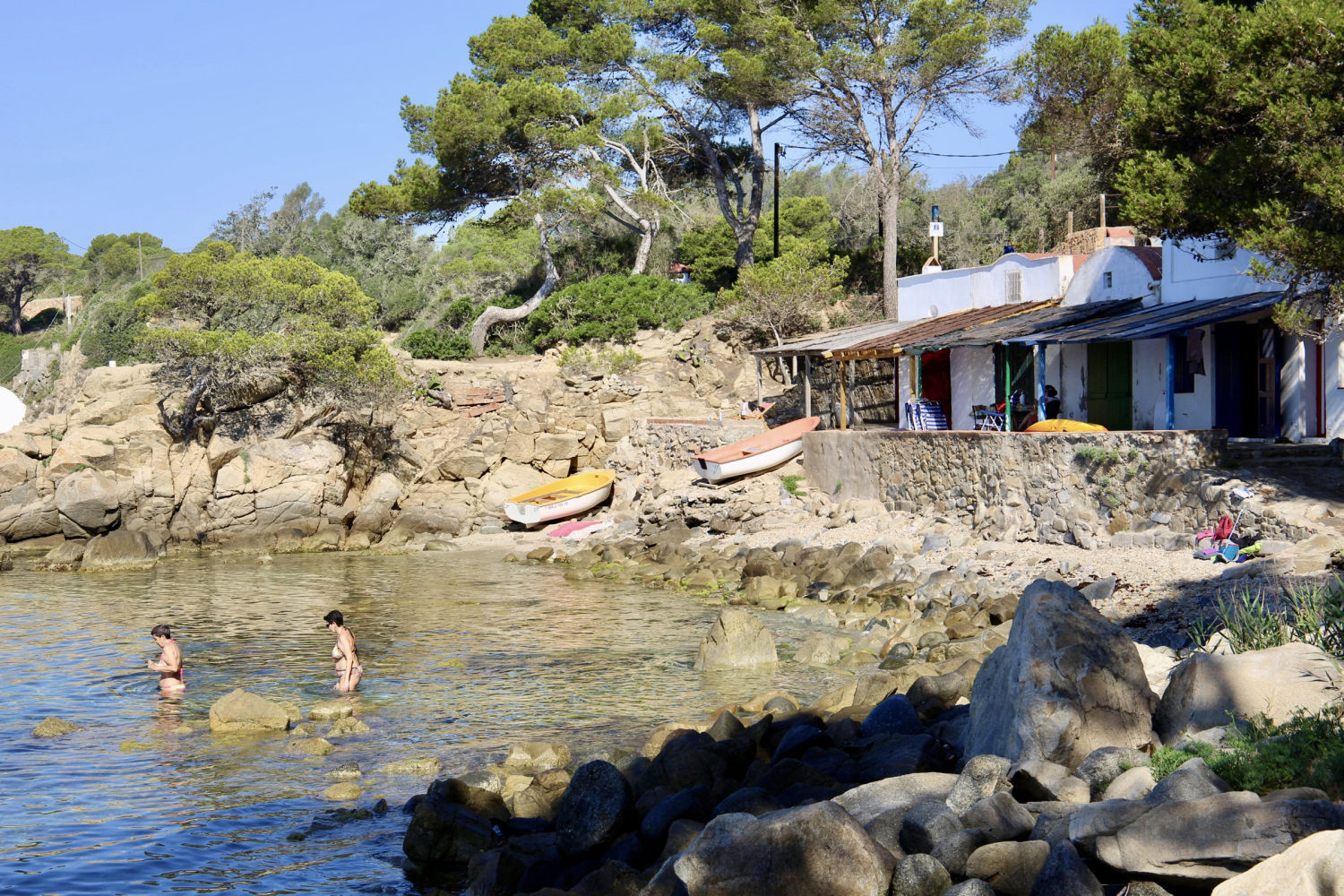 Baño en Cala S’Alguer.