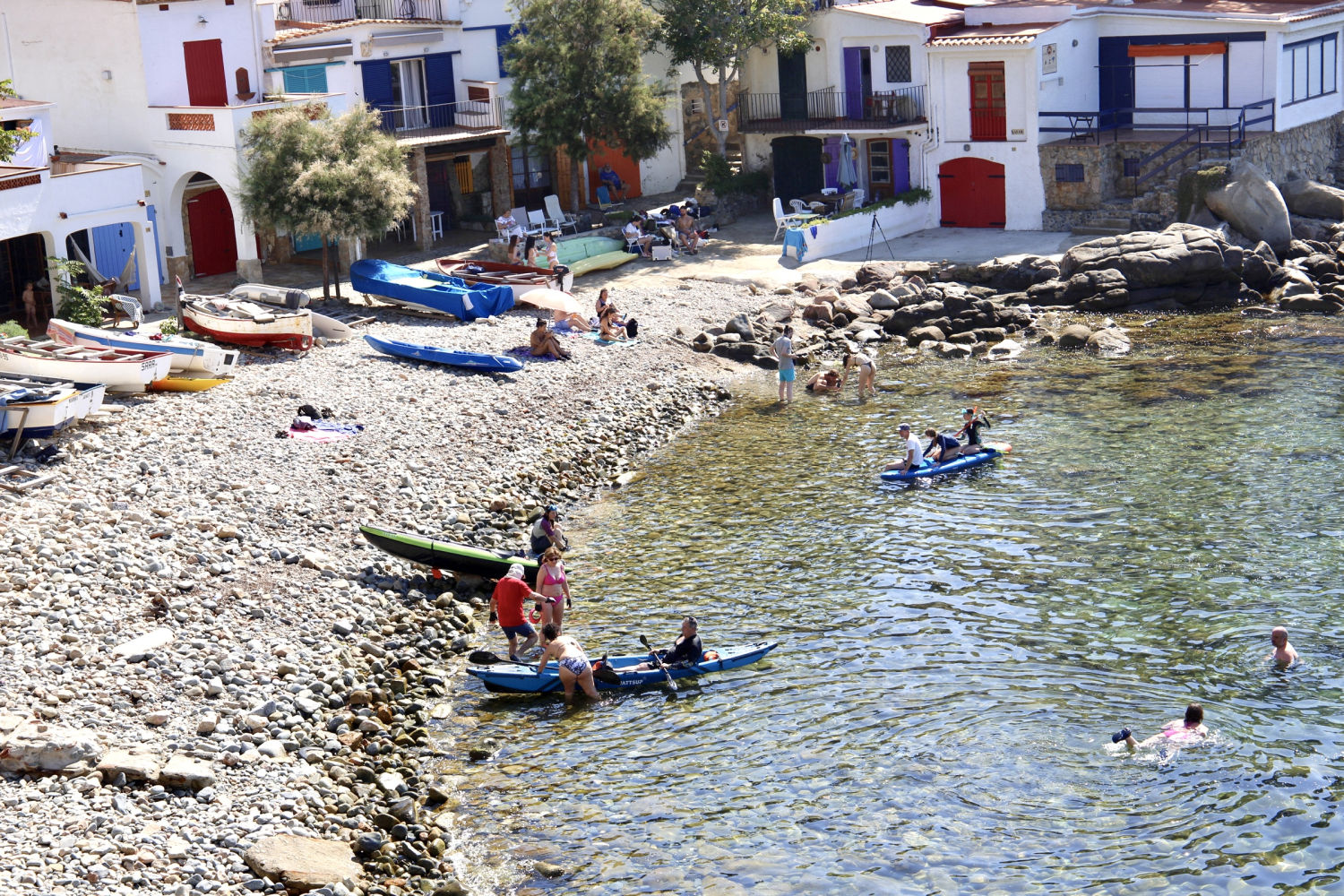 Día de verano en Cala S’Alguer.