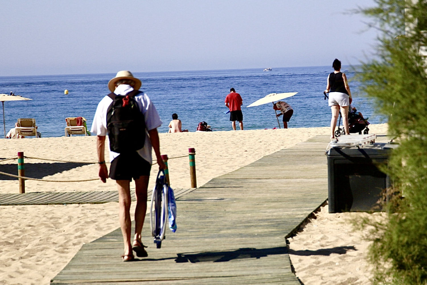 Pasarela a la Platja de Castell.