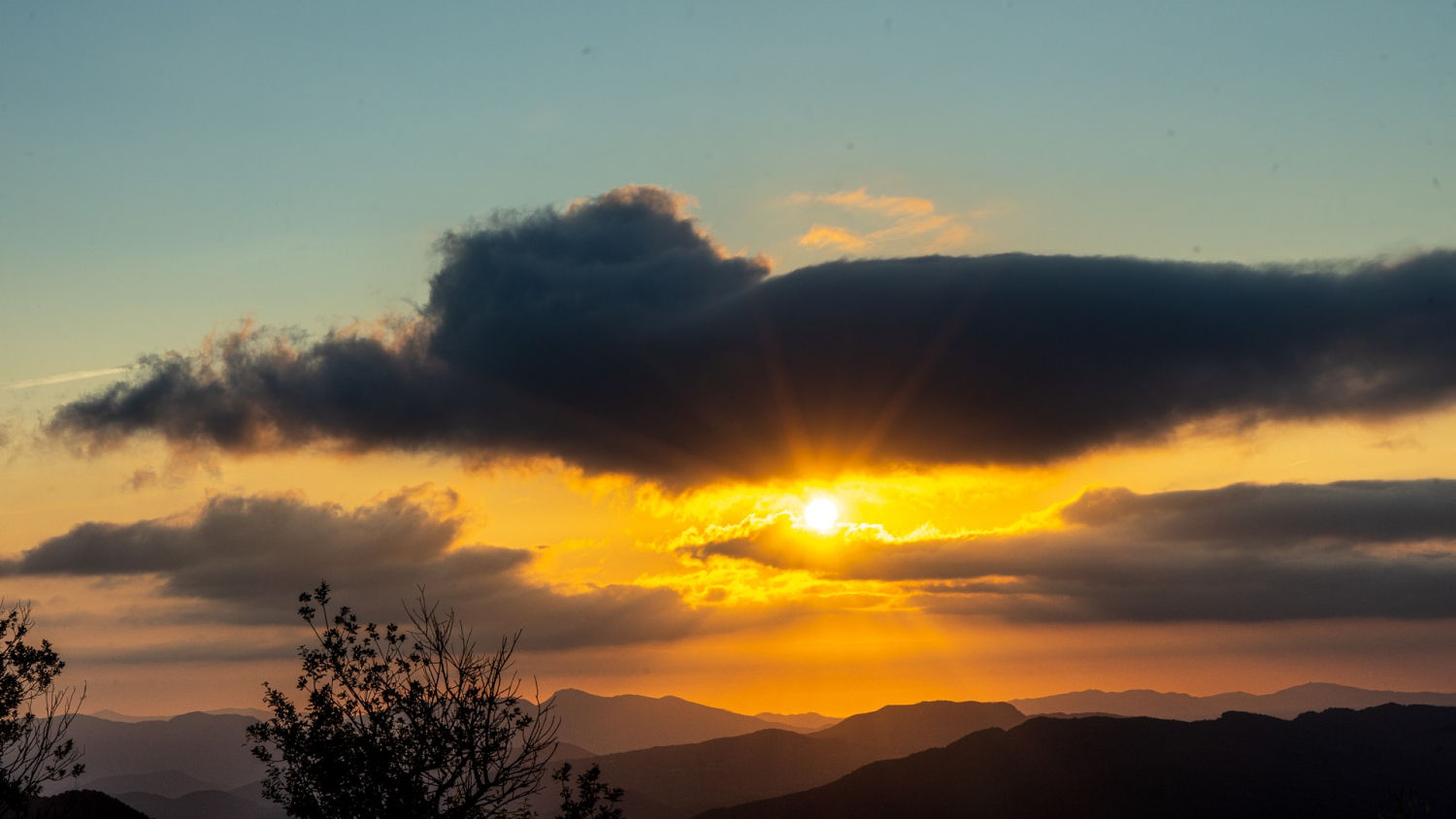 Buenas vistas en el verano de la Garrotxa.