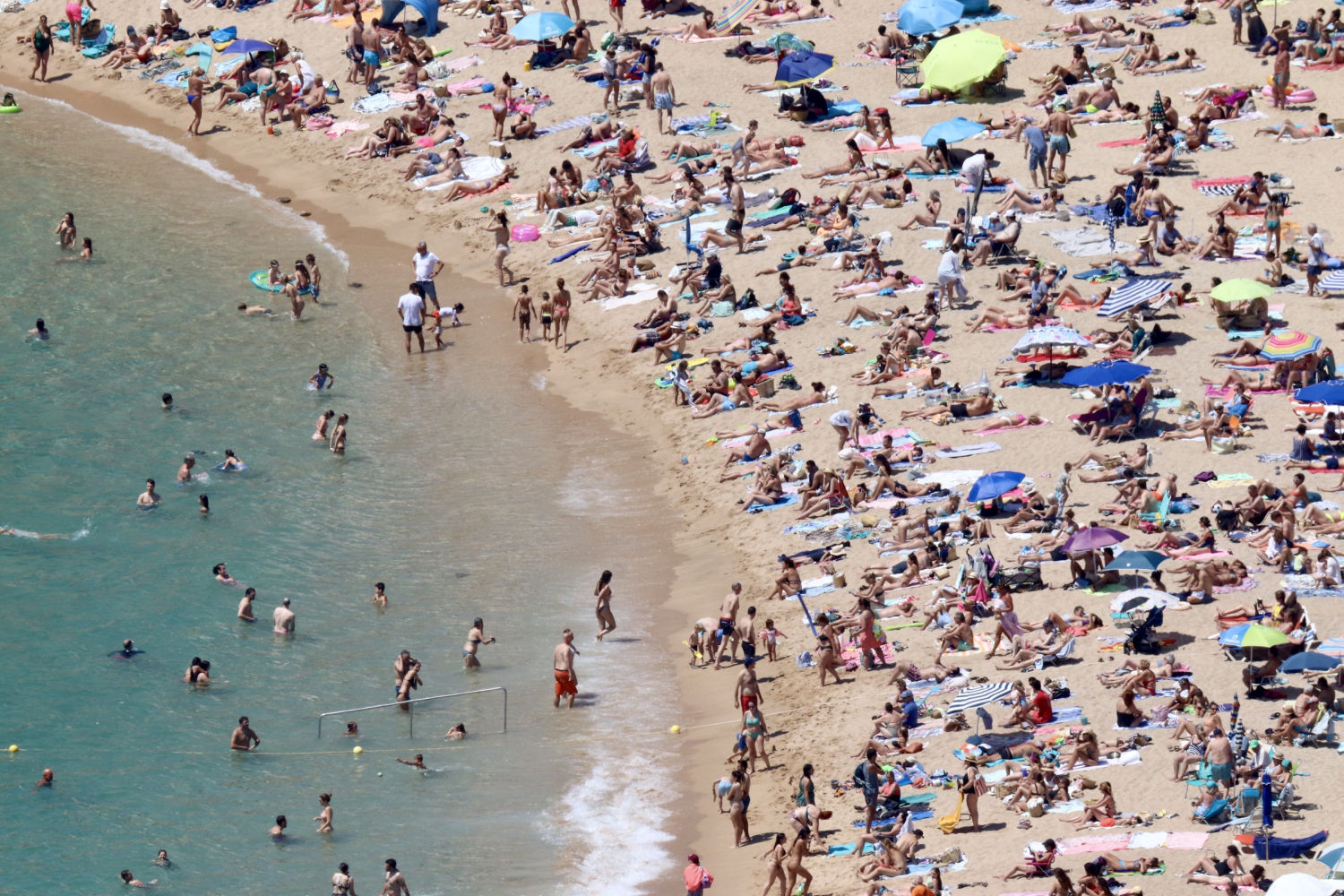 Día de playa en Llafranc.