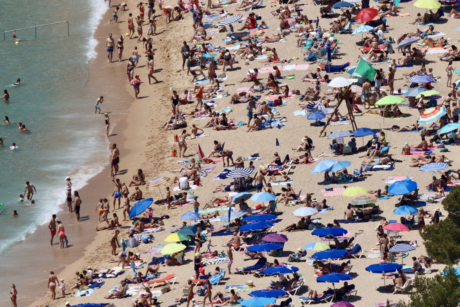 Día de playa en Llafranc.