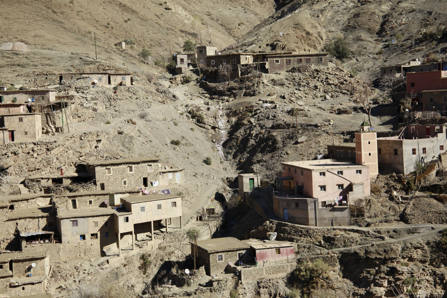 Perspectiva del ksar de Ait Ben Haddou.