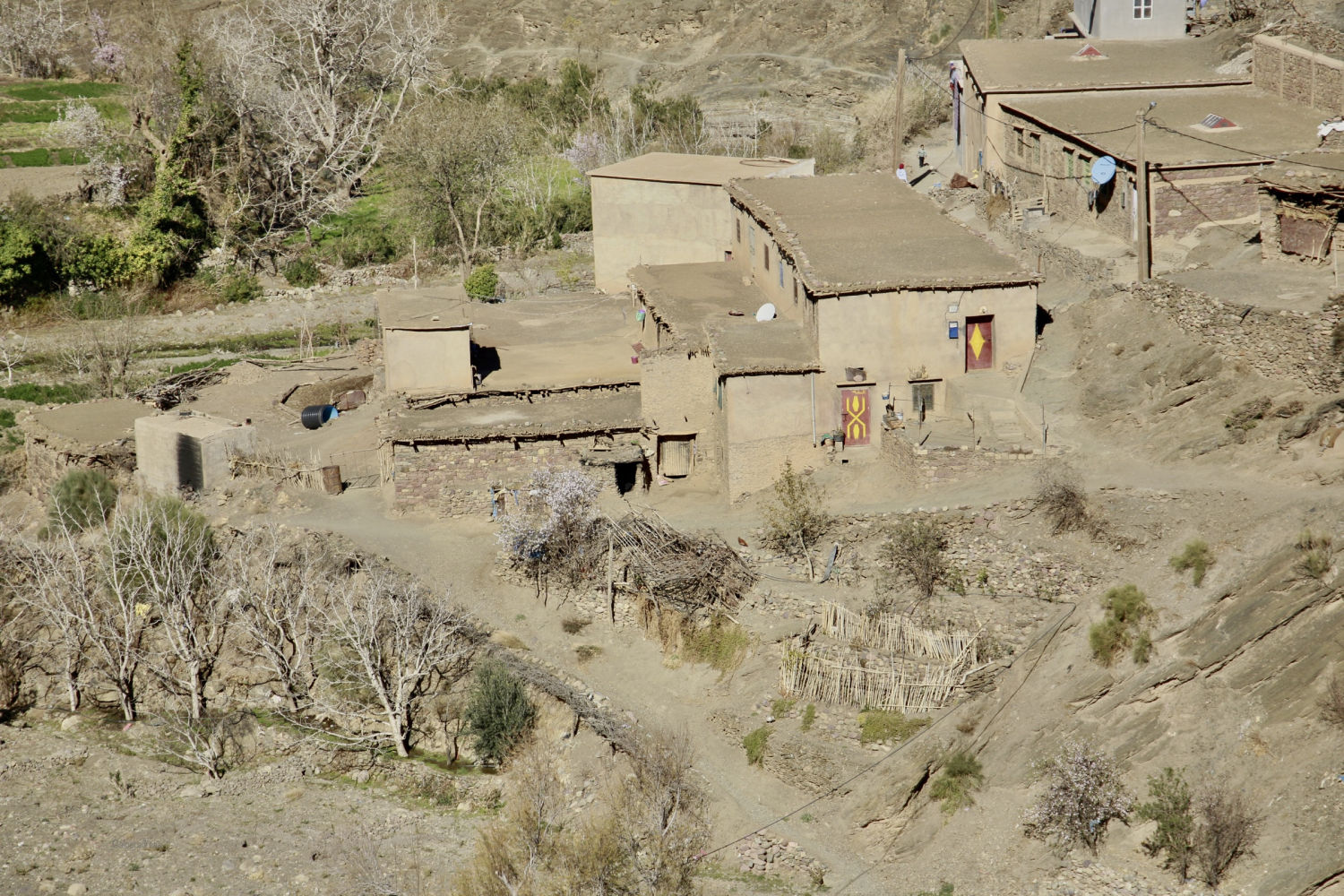 Paisaje típico del ksar de Ait Ben Haddou.