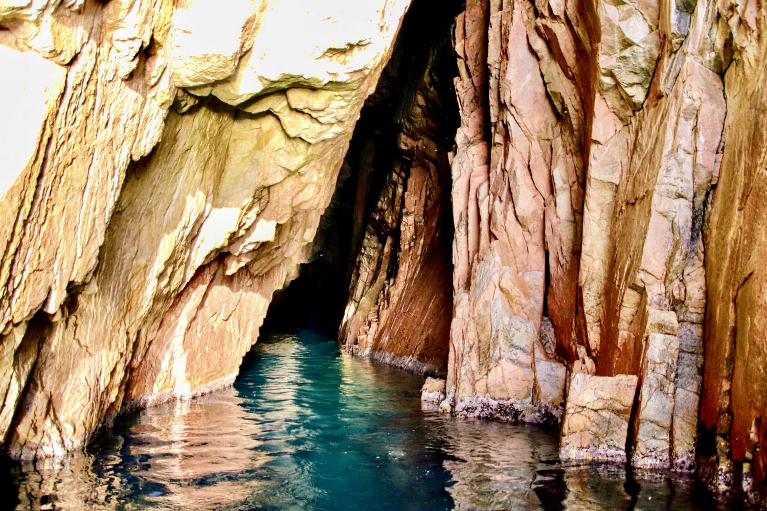 Acceso a la Cova d’en Gispert.