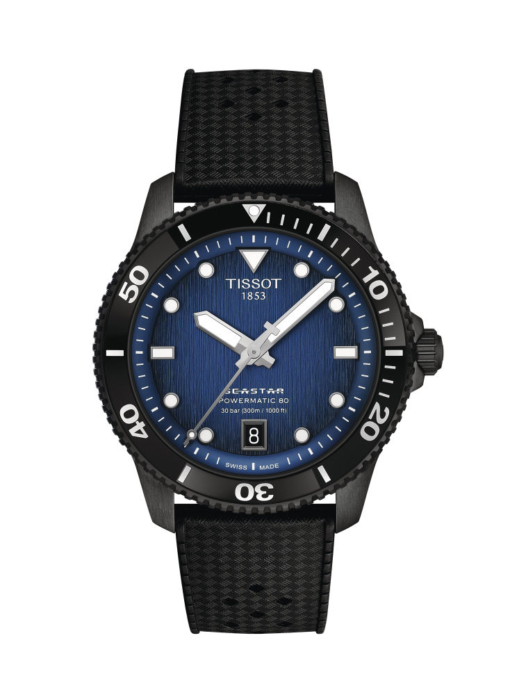 Tissot incluye el movimiento Powermatic 80 a su gama Seastar de 40 milímetros, un reloj asequible pero preciso y preparado para la aventura como pocos
