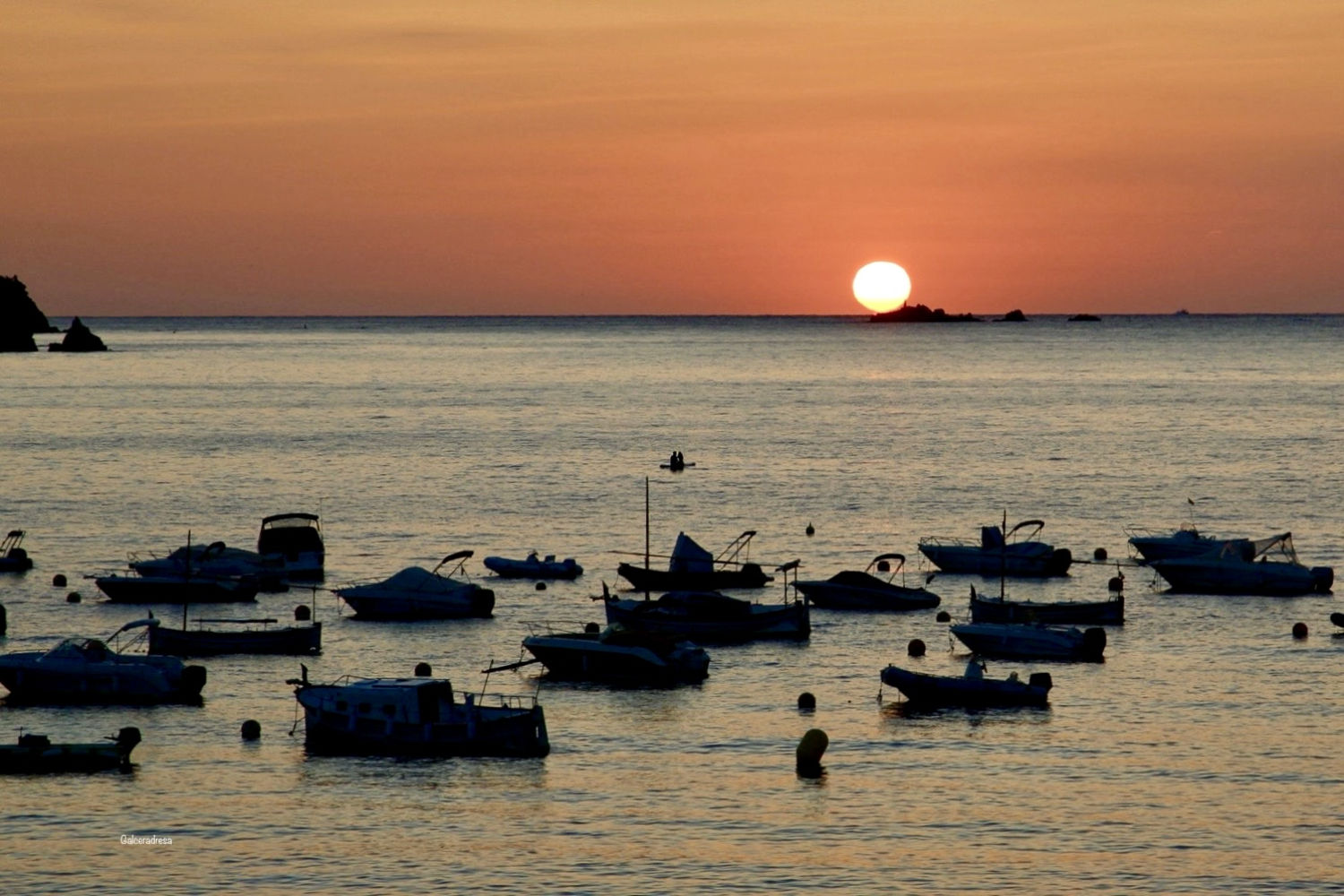 El amanecer de las islas Formigues.