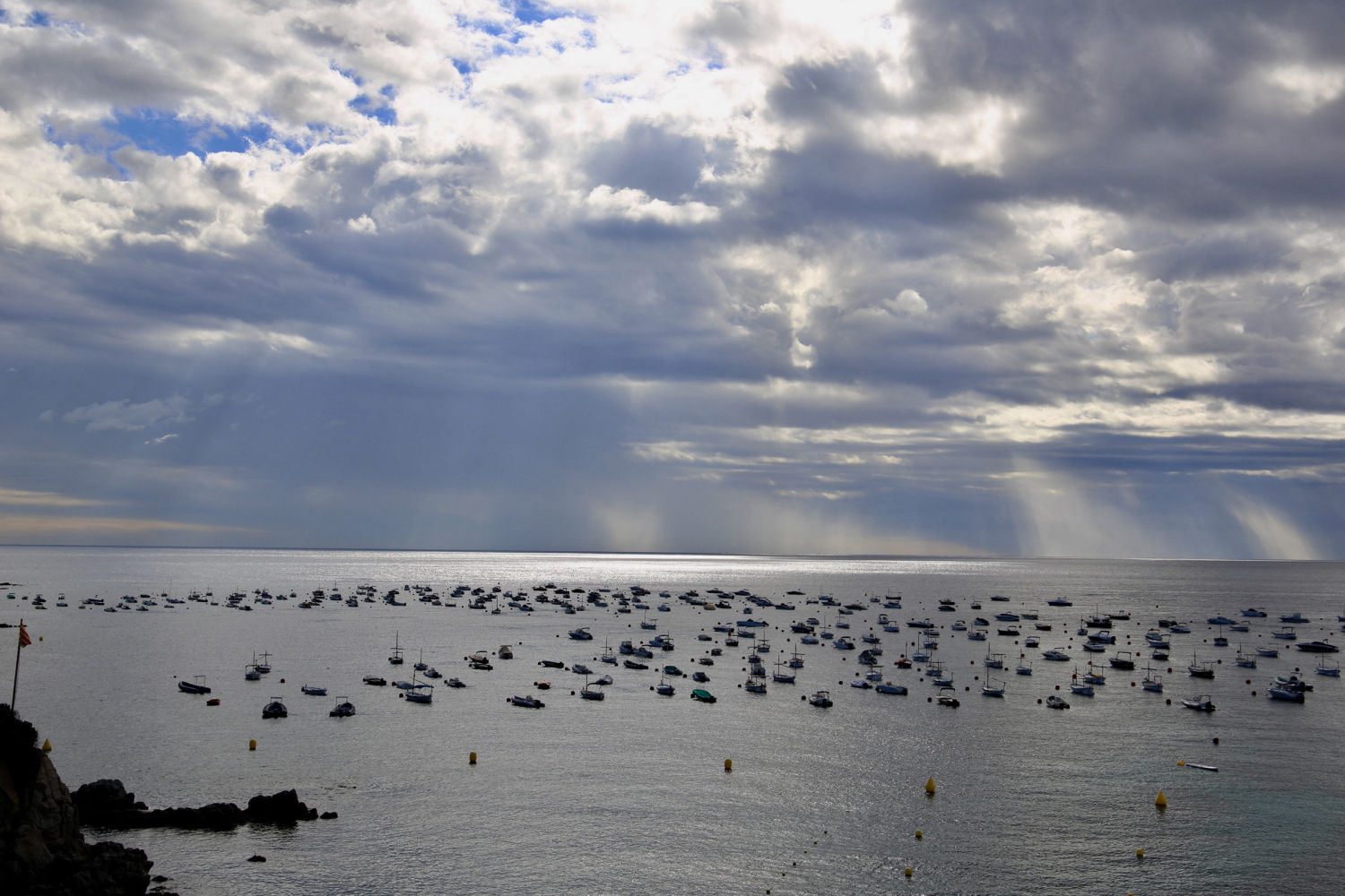 Tormenta marina en Calella de Palafrugell.