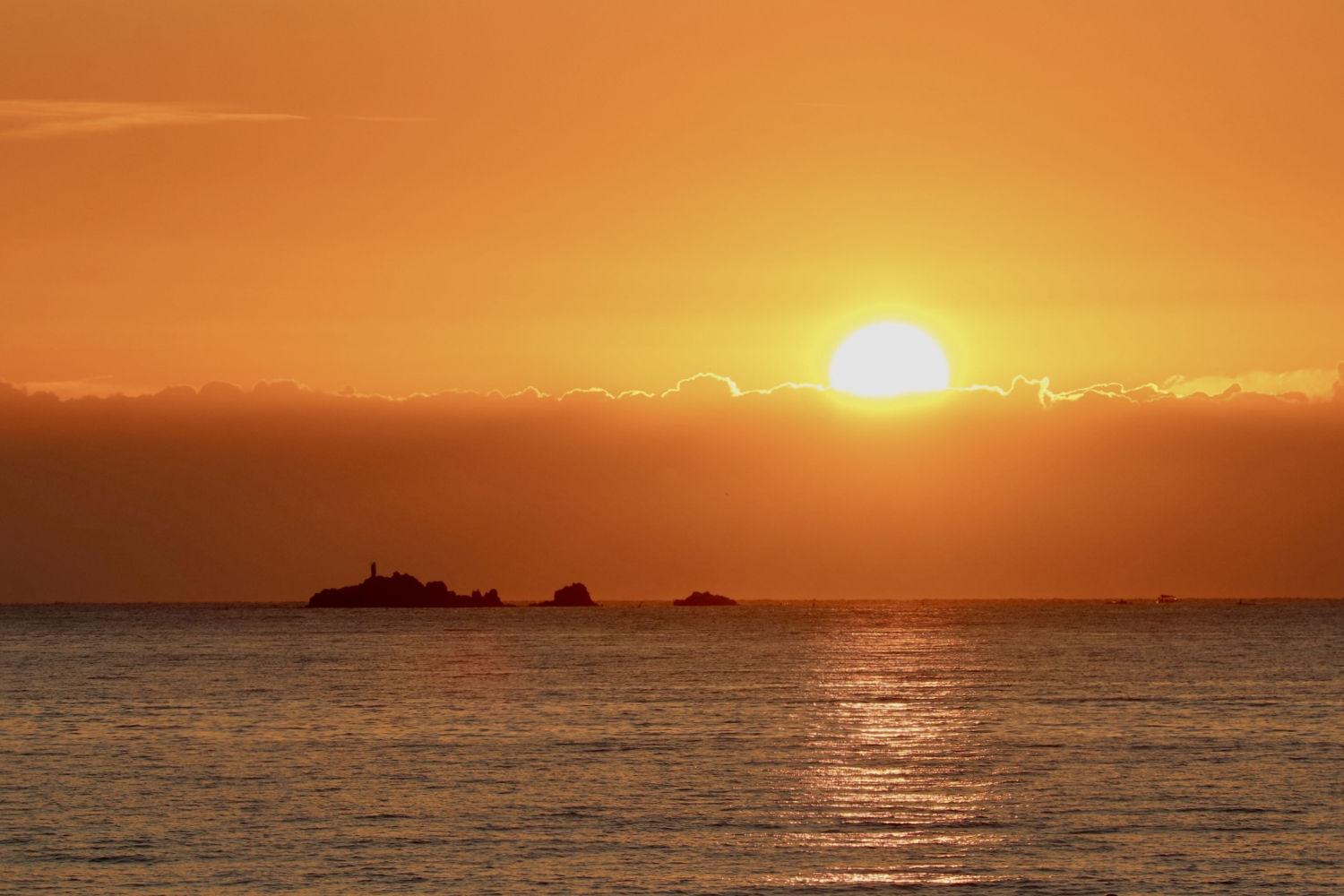 El bello amanecer de La Fosca.