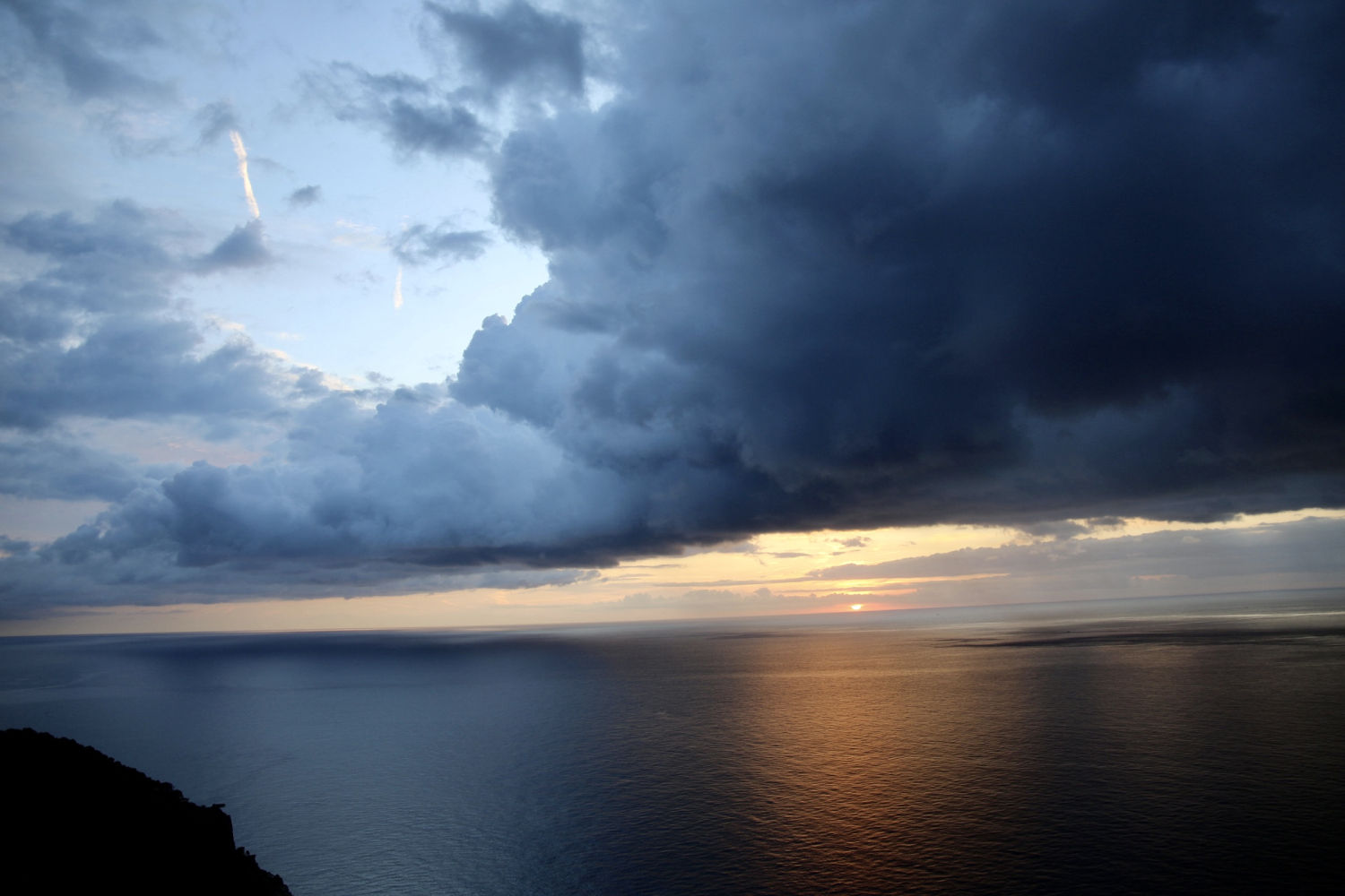Paisaje marítimo desde el Far de Sant Sebastià.