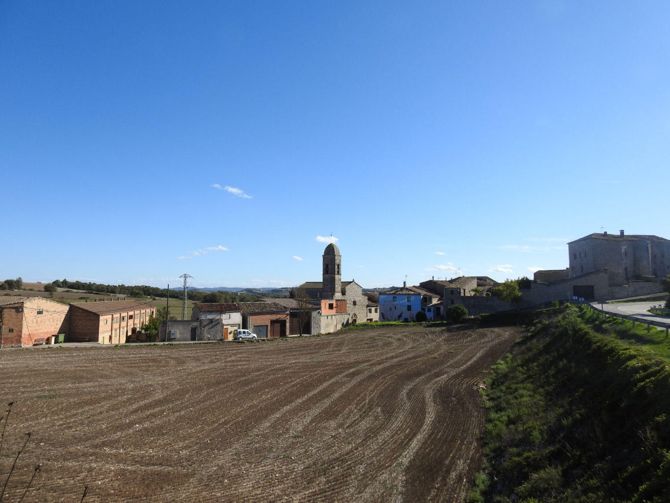 Vista del pueblo de La Tallada.