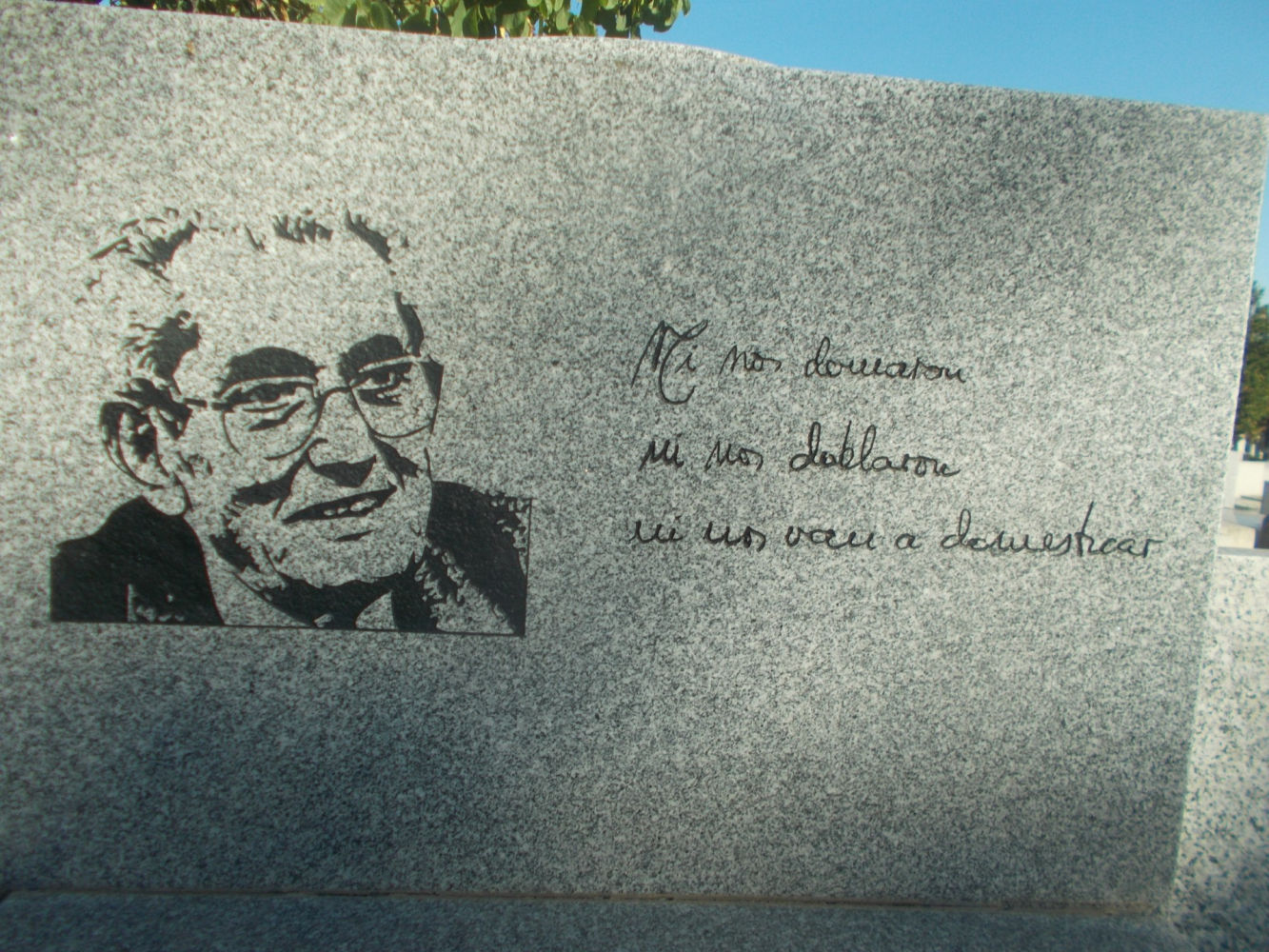 Epitafio de Marcelino Camacho.
