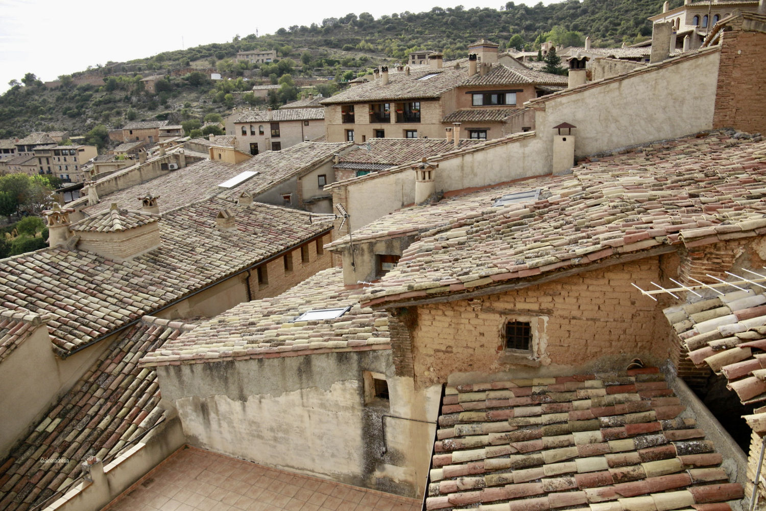 Casas tradicionales de Alquézar.
