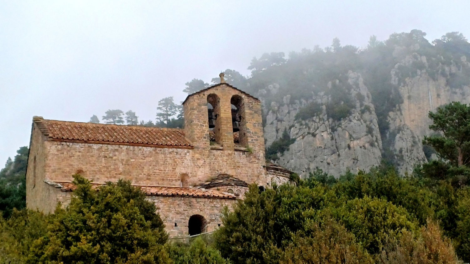 Iglesia del santuario de la Mare de Déu de Montgrony.