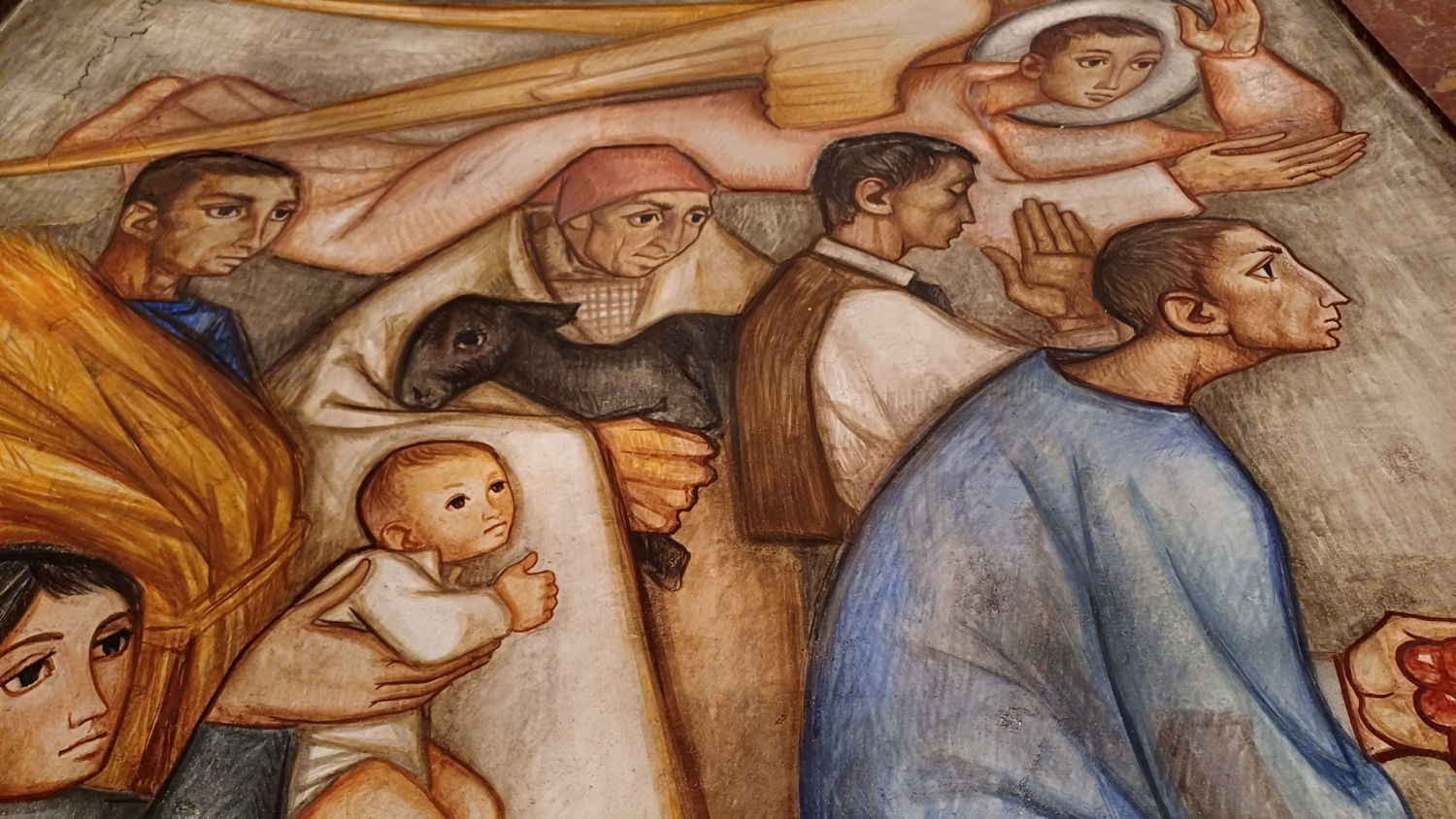 La belleza del mural de Navarro Rodón.