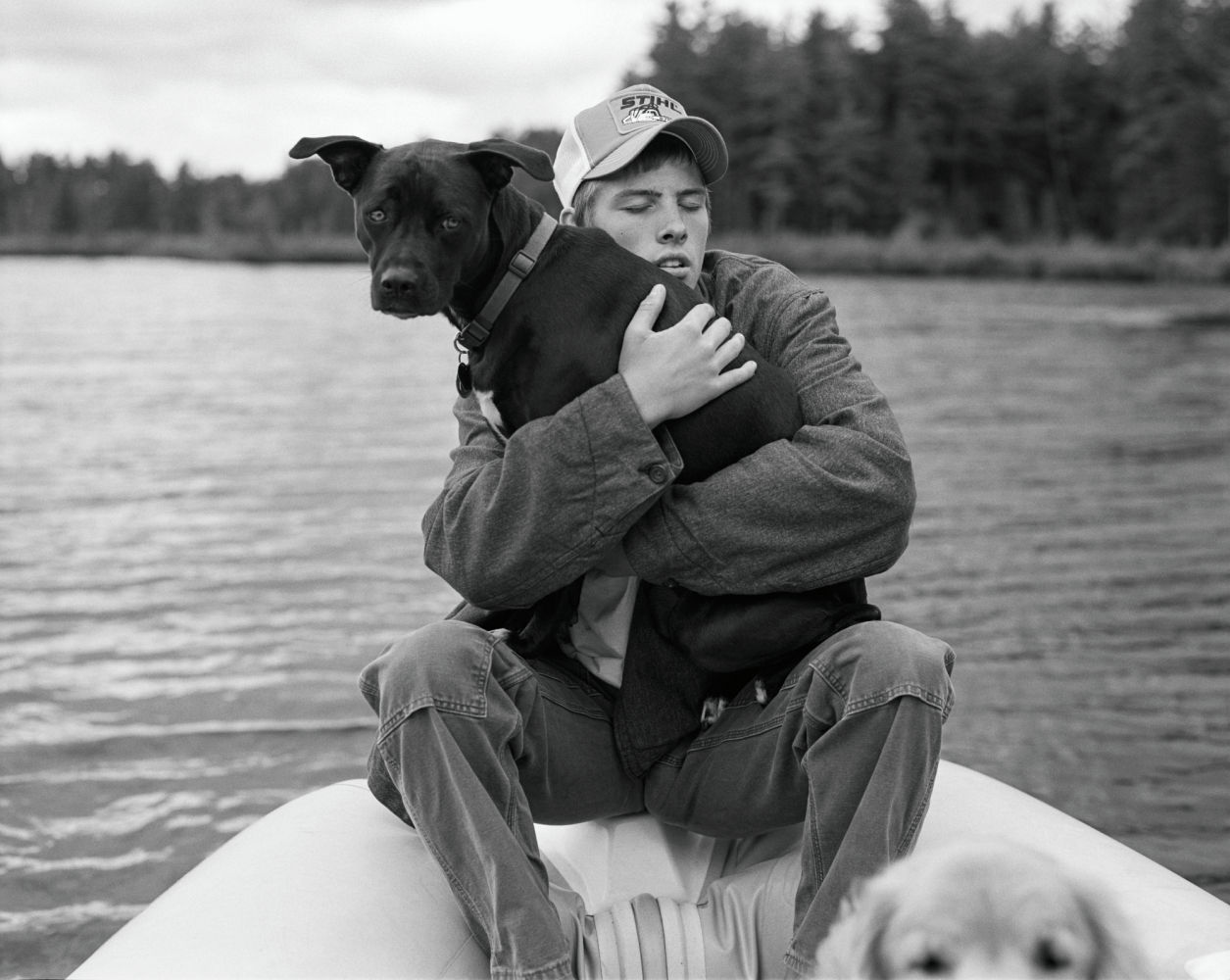 Trevor y Billy, compañeros de navegación y abrazos, fotografiados en el 2005 
en el lago Lower Saint Regis, en Adirondacks, estado de Nueva York