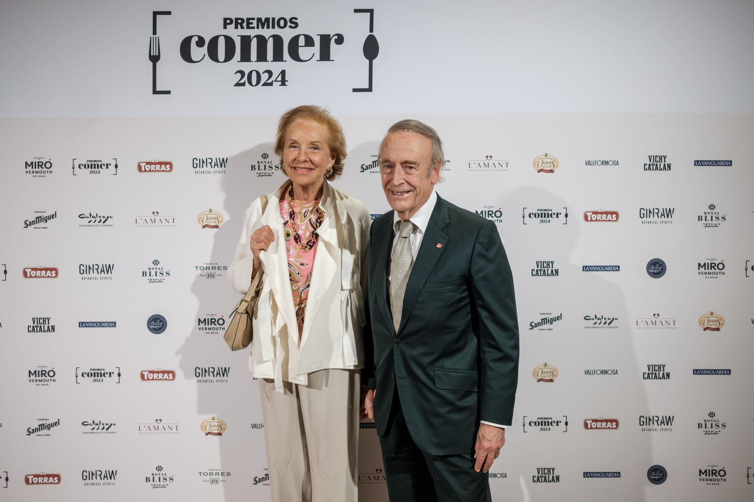 Waltraud Maczassek y Miguel A. Torres, de Familia Torres