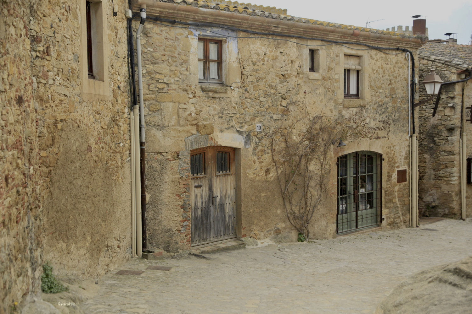 Casas de arquitectura popular de Peratallada.