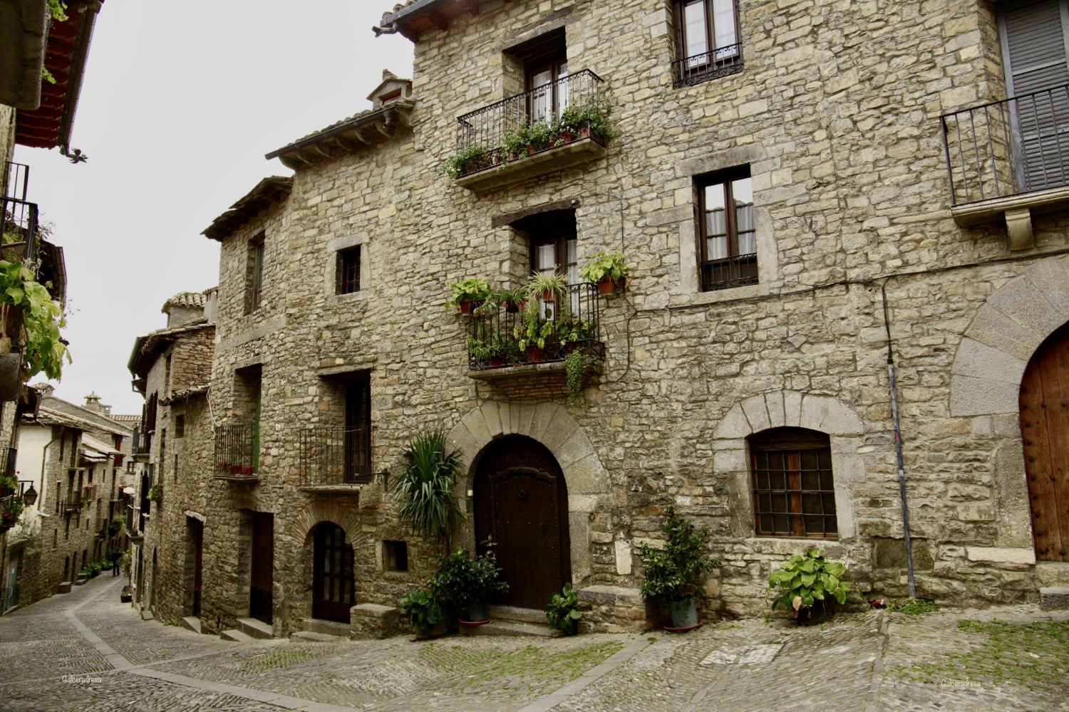 Casas de Aínsa.