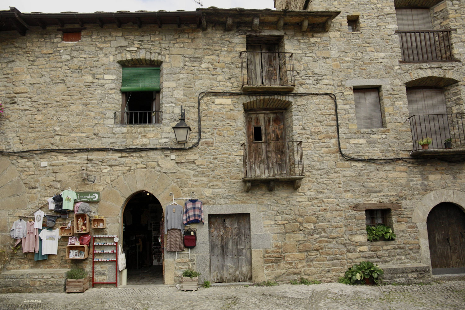 Casa típica de Aínsa.