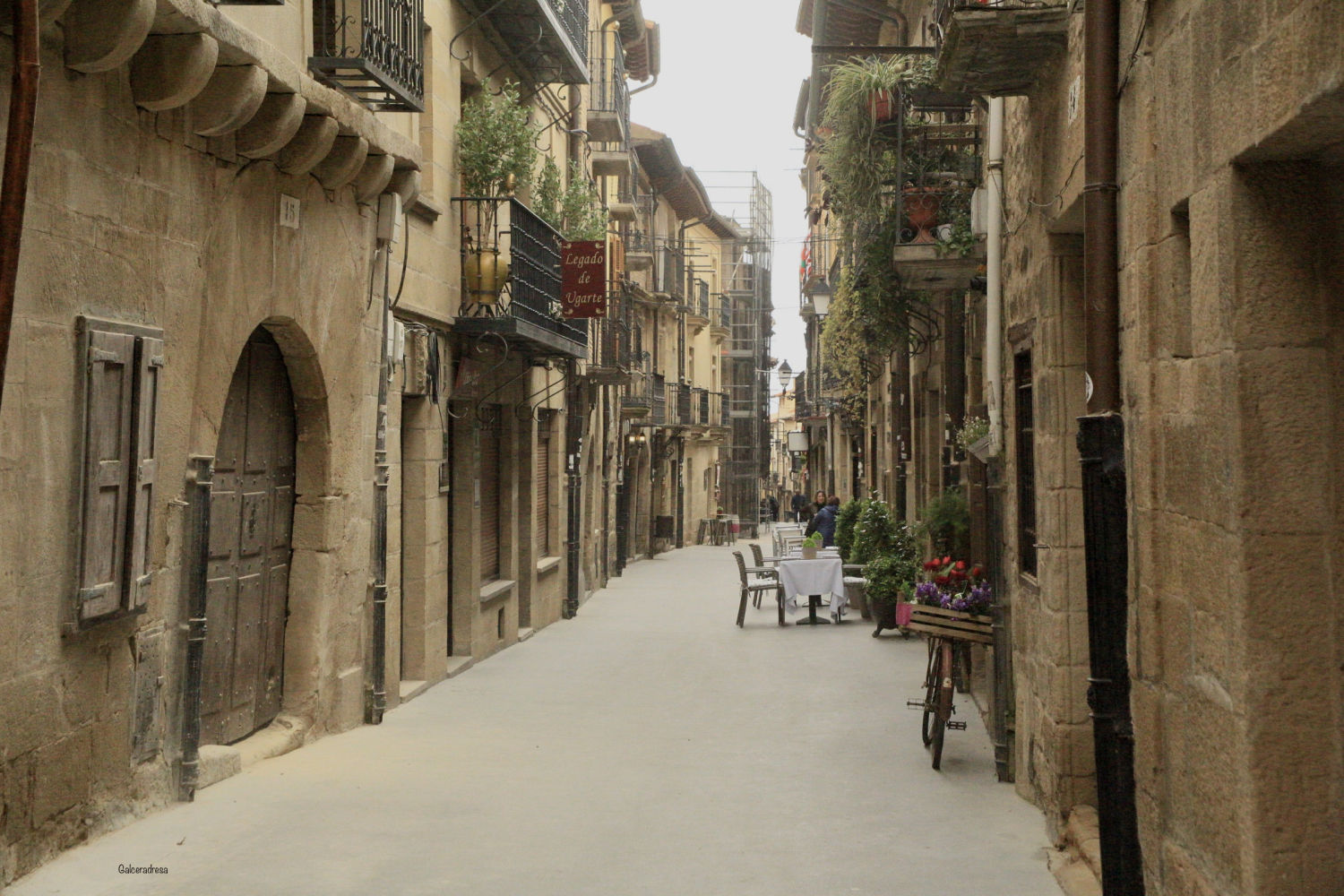 Calle con encanto en Laguardia.